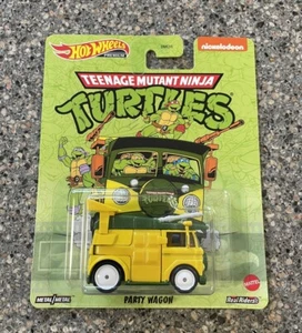 2022 Hot Wheels Premium Teenage Mutant Ninja Turtles PARTY WAGON Real Riders - Picture 1 of 3