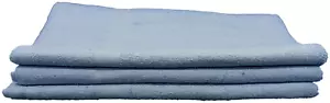 2 Piece - Hotel & Spa Pool Beach Towels 100% Ring Spun Cotton Solid Blue - Picture 1 of 5