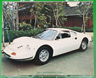 Ferrari Dino 246GT White Super Car Card TCG Vintage Prize Japan Collection