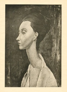 Amedeo Modigliani " Madam Lunia Czechowska " Bedruckt IN 1926 - Picture 1 of 1