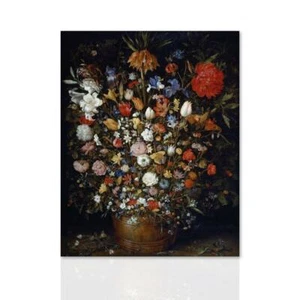 Quadro Fiori in vaso di legno - Picture 1 of 5