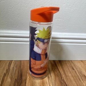 Botella de agua de anime Naruto Shippuden 26 oz tapa abatible con paja - Imagen 1 de 6