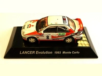 WOW EXTREMADAMENTE RARO Mitsubishi Lancer Evo1 Eriksson M.Carlo 1993 1:64 CM's Kyosho Foto 1 de 3
