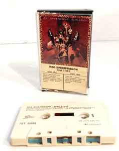 REO Speedwagon ~ Nine Lives (cassette, 1979) tested and works - Picture 1 of 3