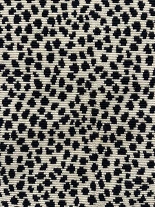 BRUNSCHWIG & FILS "GRAVESON/Navy"Animal print Gros Point-3 MEMO-$548-7"-7.75"SQ - Picture 1 of 3