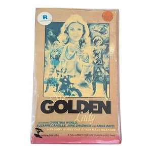 The Golden Lady (1979) VHS - June Chadwick, Desmond Llewelyn - Rare Prior Rental - Picture 1 of 8