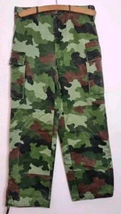 Yugoslav Army Uniform Camouflage Oak Leaf M-89 Trousers Yugoslavia VJ SRJ 1993 - Picture 1 of 6