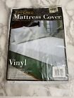 New In Bag Full Size Bed Mattress Protector Nylon Zippered Plastic Waterproof
