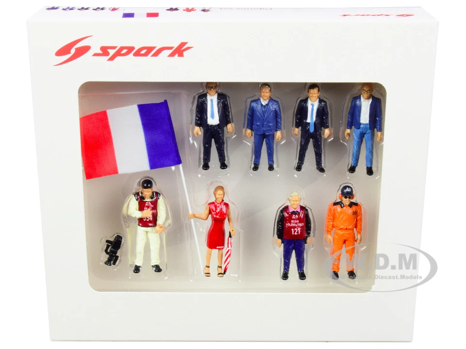 JUEGO DE 8 FIGURAS 24H OF LE MANS (2018) PARA MAQUETAS A ESCALA 1/43 DE SPARK 43AC014 Foto 1 de 1