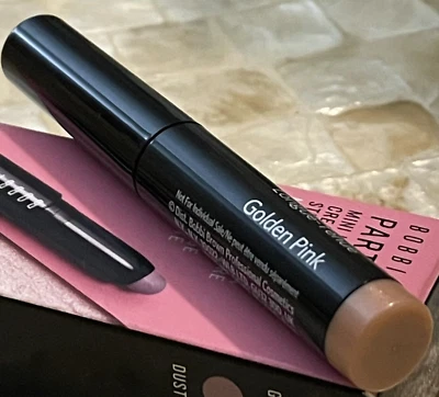 💠BOBBI BROWN Golden Pink Long-Wear Cream Eye Shadow Stick Mini .03oz Travel NEW - Image 1 of 4