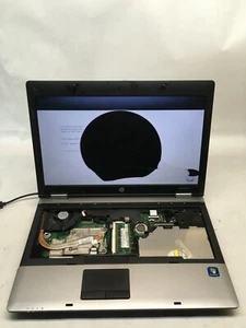 HP ProBook 6455b 14" Laptop For Parts Broken LCD No Keyboard/HDD/RAM/Battery JR - Picture 1 of 8