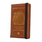 Passport Card Holder Brown Safe Waterproof Pu Leather Passport Cover Spares Gf0