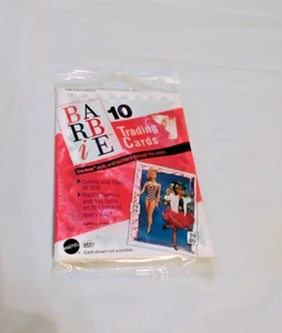 1990 Mattel Barbie Trading Cards Sealed 10 Cards Vintage Collectible see pics - Picture 1 of 2