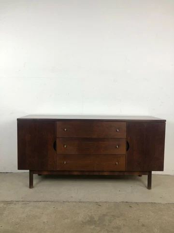 Mid Century Modern Three Drawer Credenza by Stanley Furniture Cover