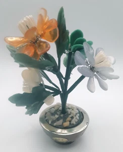 Tai Loy de árbol de jade sintético oriental con pegatina - Imagen 1 de 18