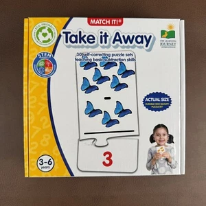 Match It! Take it Away : 30 Self-correcting Puzzle Set Math, Thinking, Learning - Picture 1 of 7