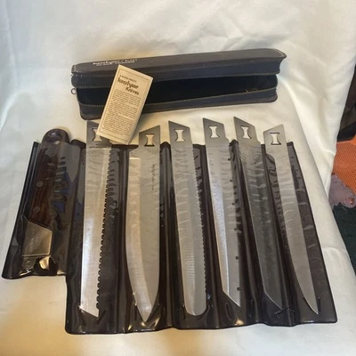 Kershaw Kai Blade Trader intercambiável 6 lâminas faca e cabo conjunto com estojo - Imagem 1 de 4