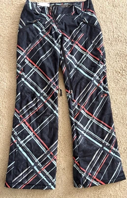 Calça de esqui masculina Oakley snowboard Thinsulate tamanho XS listras bolsos zíper LIMPA - Imagem 1 de 4