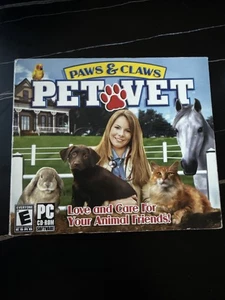 Paws and Claws: Pet Vet (CD-ROM, 2006, WIN 98/ME/XP, Valusoft) VGC - Picture 1 of 6