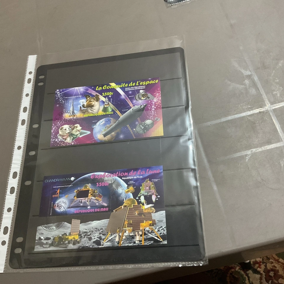 Mini hojas de sello Rep Du Mali X 2 CTO circ 2023 Foto 1 de 1