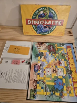 UNIVERSITY GAMES VINTAGE BOARD GAME DINOMITE MISSING ONE DINO - Image 1 of 4