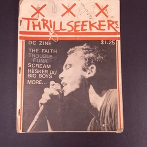 Thrillseeker #2 1983 DC Punk Hardcore Zine Incomplete Clipped - Picture 1 of 12