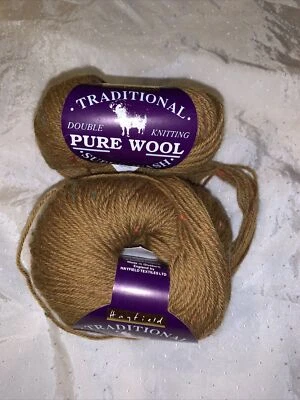 2 hilos de lana pura de punto doble tradicional Hayfield McKinnon Tweed Foto 1 de 4