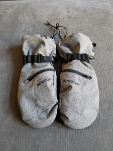 BURTON Men’s Ski/Snowboard MB Gore-Tex Mittens Medium Gray - Great Condition! - Picture 1 of 23