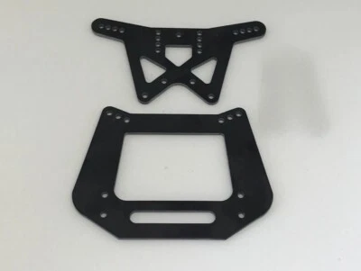 Factory Works Braced shock tower set FOR RC10 to use Big Bores w/ B6 Wing Mounts - Image 1 of 2