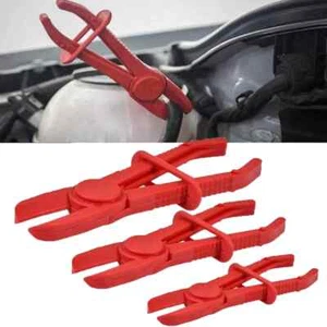 3Pcs Set Hose Tube Clamp Pliers Tool Brake Fuel Water Line Clamp Oil Pipe Plier - Picture 1 of 9