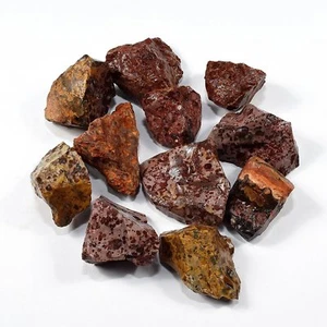 8oz Tiger Jasper Rough Raw Stones Leopardskin Gemstone Grystal Mineral - Brazil - Picture 1 of 6