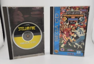 Stellar-Fire + NFL's Greatest San Francisco VS. Dallas Sega CD Games Lot TESTED - Picture 1 of 12