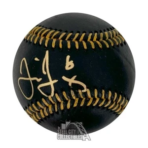 Jaromir Jagr Autographed Black Official MLB Baseball - BAS - Picture 1 of 1