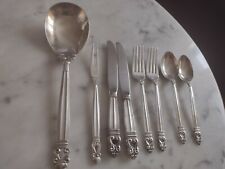 GEORG JENSEN NY. STERLING DENMARK SET TO 2 PEOPLE 8 PIECES IN EXELENT CONDITION