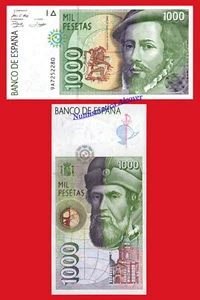 ESPAÑA SPAIN 1000 pesetas 1992 Serie Especial 9A  SC / UNC - Picture 1 of 1