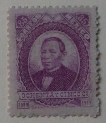 Sello de México, 1879, sc#129a, como nuevo, con bisagras, original, papel grueso, sin sobreimpresión Foto 1 de 2