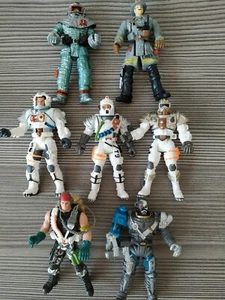 VINTAGE PLASTIC FIGURES ASTRONAUTS FIREFIGHTERS SOLDIER  - Picture 1 of 12