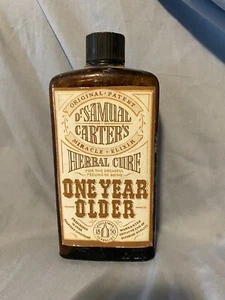 Dr. Samuel Carter’s milagro elixir cura herbal botella un año más antigua - Imagen 1 de 2