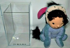 NEW-WALT DISNEY WORLD 8" 2003 WINNIE THE POOH : EEYORE CUDDLE DOLL BEANIE PLUSH