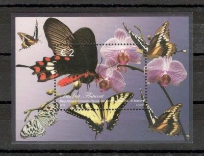 KOSOVO - BLOQUE MNH - FAUNA, INSECTOS, MARIPOSAS - 2012. Foto 1 de 2