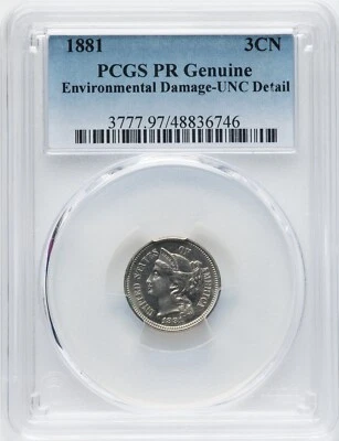 1881  3 Cent Nickel - PCGS Proof - Wonderful Appearance! - Image 1 of 4