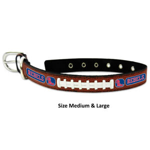 Ole Miss Rebels Leather Football Collar - Large