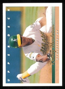1993 Upper Deck #136 Rickey Henderson - - Near Mint or Better