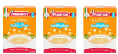 3 x Plasmon Pastina Sabbiolina 320 g da 4 mesi - Immagine 1 di 4