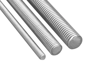 Varilla roscada derecha M12x1,75 mm tachuelas acoplamiento para junta de extremo de varilla rosa - Imagen 1 de 1