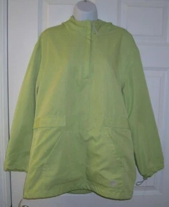 Nike, women's 1/4 zip running pullover, green, hooded, size M - Picture 1 of 7