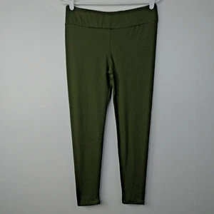 Activewear Leggings Women's Large Army Green High Waist Butt Lift Workout 30x26 - Picture 1 of 7