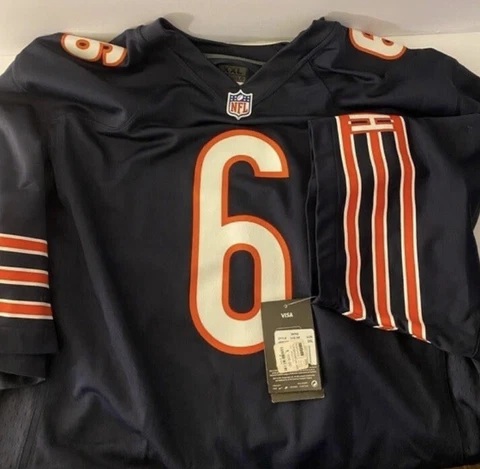 Nike NFL Jersey NEW Chicago Bears Jay Cutler Mens Size 2XL Cover