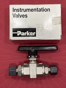 8Z-B8LJ-SSP   BALL VALVE 1/2" TUBE CONNECTION 1500 PSI 316SS - Picture 1 of 3