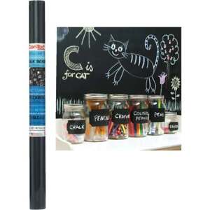 Con-Tact 18 In. x 6 Ft. Chalkboard Self-Adhesive Shelf Liner 06F-C9052-06